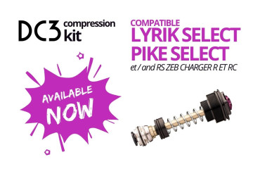 Le DC3 maintenant disponible pour Lyrik Select et Pike Select