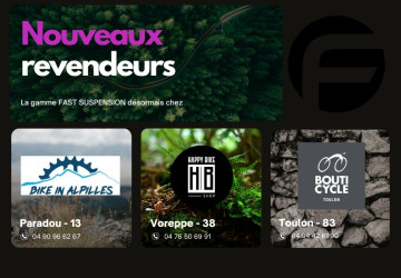 Nouveaux revendeurs FAST SUSPENSION