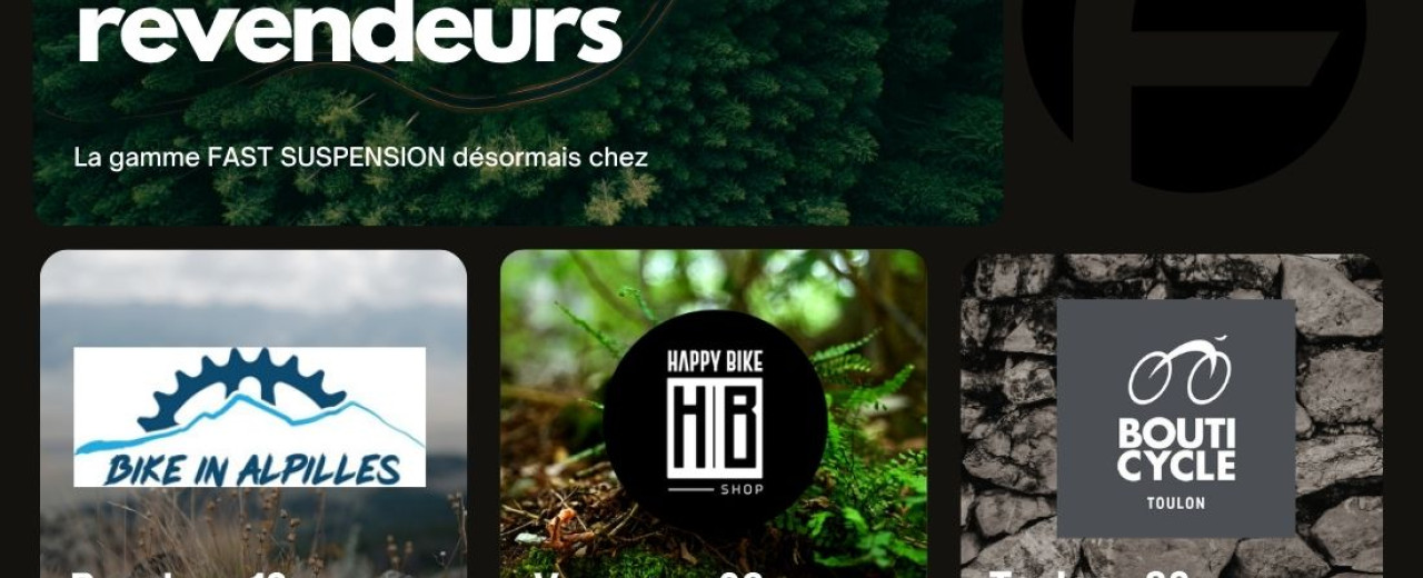 Nouveaux revendeurs FAST SUSPENSION